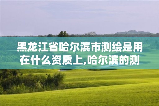 黑龙江省哈尔滨市测绘是用在什么资质上,哈尔滨的测绘公司有哪些。