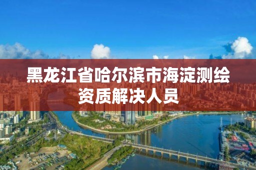 黑龙江省哈尔滨市海淀测绘资质解决人员