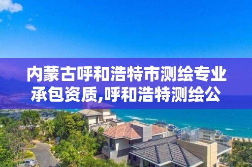 内蒙古呼和浩特市测绘专业承包资质,呼和浩特测绘公司招聘