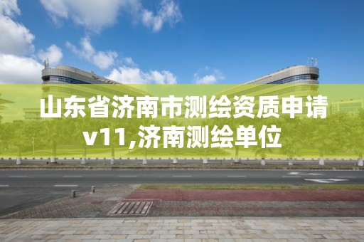 山东省济南市测绘资质申请v11,济南测绘单位