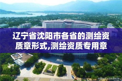 辽宁省沈阳市各省的测绘资质章形式,测绘资质专用章样式图。