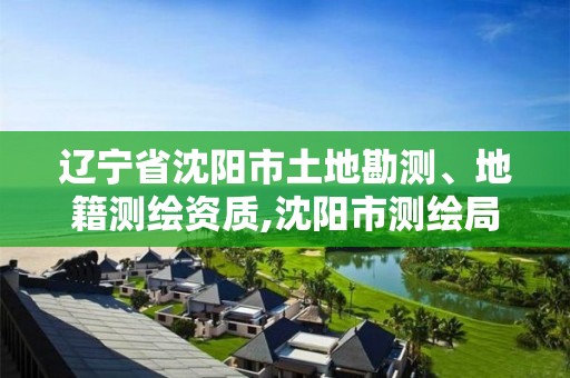 辽宁省沈阳市土地勘测、地籍测绘资质,沈阳市测绘局官网。