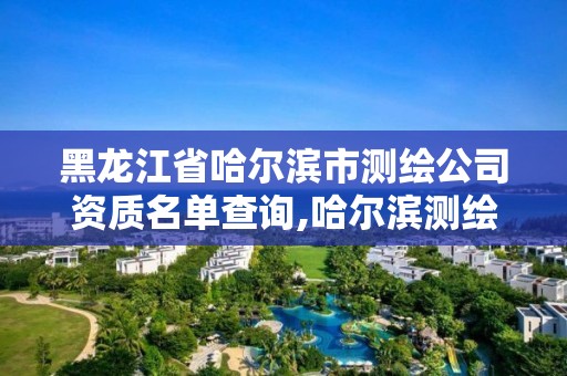 黑龙江省哈尔滨市测绘公司资质名单查询,哈尔滨测绘公司有哪些