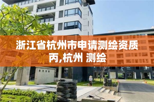 浙江省杭州市申请测绘资质丙,杭州 测绘