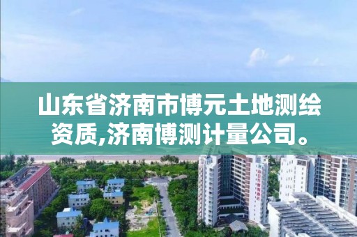 山东省济南市博元土地测绘资质,济南博测计量公司。