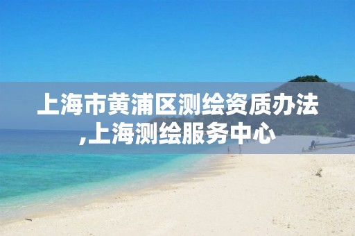 上海市黄浦区测绘资质办法,上海测绘服务中心