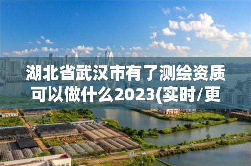 湖北省武汉市有了测绘资质可以做什么2023(实时/更新中)