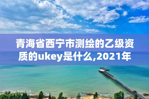 青海省西宁市测绘的乙级资质的ukey是什么,2021年测绘乙级资质申报制度。