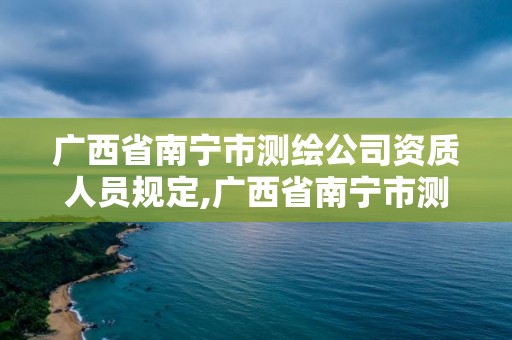 广西省南宁市测绘公司资质人员规定,广西省南宁市测绘公司资质人员规定公示