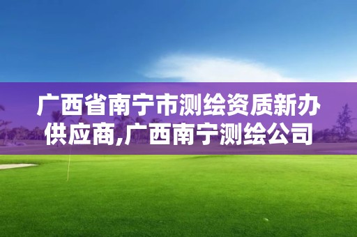 广西省南宁市测绘资质新办供应商,广西南宁测绘公司排名。