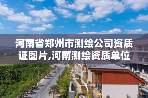 河南省郑州市测绘公司资质证图片,河南测绘资质单位查询