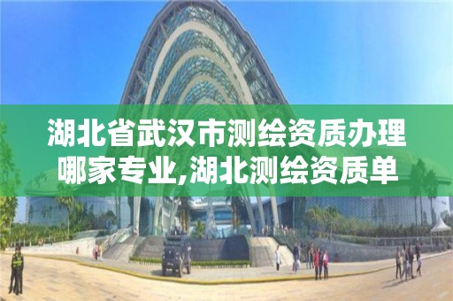 湖北省武汉市测绘资质办理哪家专业,湖北测绘资质单位