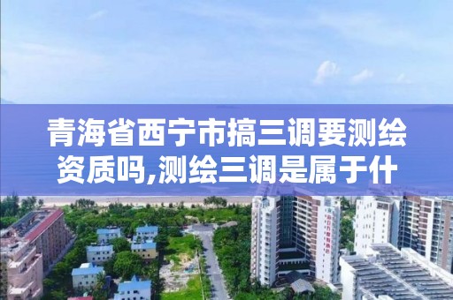 青海省西宁市搞三调要测绘资质吗,测绘三调是属于什么工作。