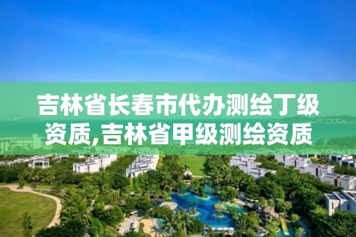 吉林省长春市代办测绘丁级资质,吉林省甲级测绘资质单位