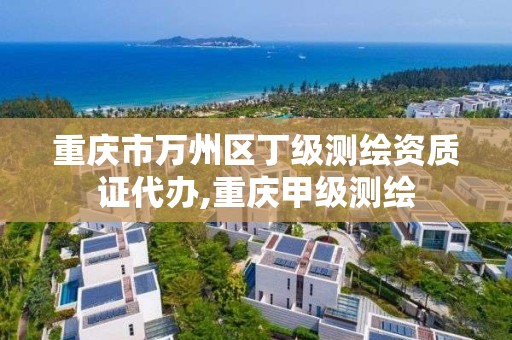 重庆市万州区丁级测绘资质证代办,重庆甲级测绘