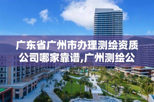 广东省广州市办理测绘资质公司哪家靠谱,广州测绘公司排名名单。