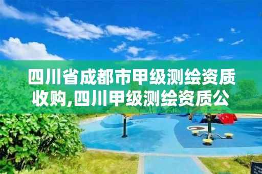 四川省成都市甲级测绘资质收购,四川甲级测绘资质公司