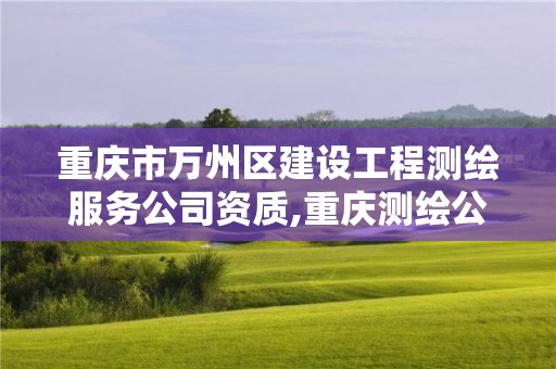 重庆市万州区建设工程测绘服务公司资质,重庆测绘公司收费标准