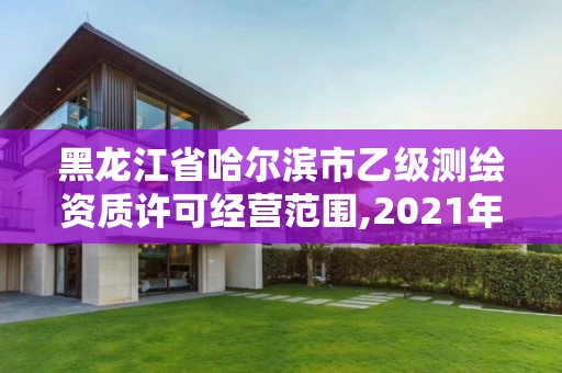 黑龙江省哈尔滨市乙级测绘资质许可经营范围,2021年测绘乙级资质办公申报条件。