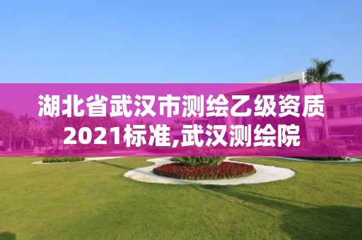 湖北省武汉市测绘乙级资质2021标准,武汉测绘院