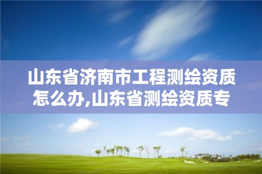 山东省济南市工程测绘资质怎么办,山东省测绘资质专用章图片