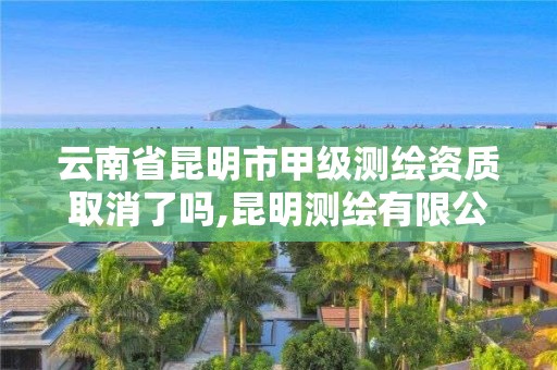 云南省昆明市甲级测绘资质取消了吗,昆明测绘有限公司