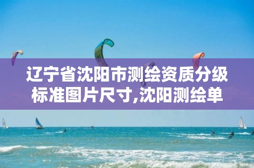 辽宁省沈阳市测绘资质分级标准图片尺寸,沈阳测绘单位。