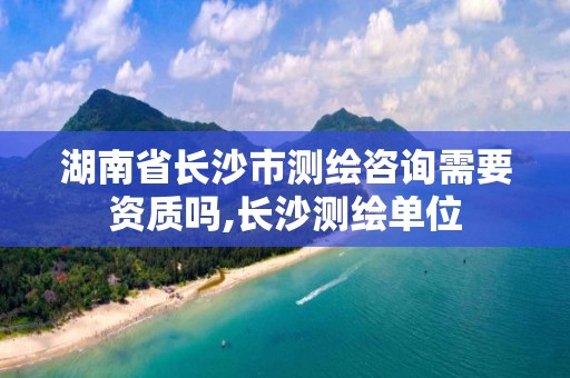 湖南省长沙市测绘咨询需要资质吗,长沙测绘单位