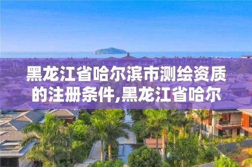 黑龙江省哈尔滨市测绘资质的注册条件,黑龙江省哈尔滨市测绘局