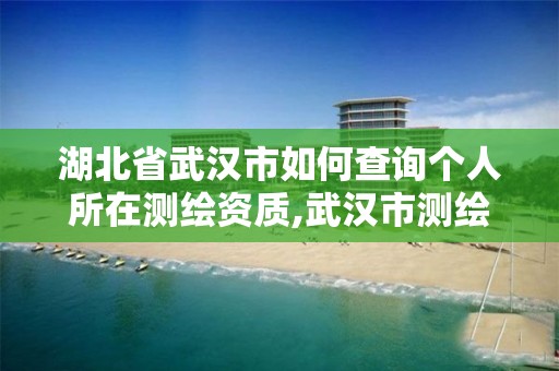 湖北省武汉市如何查询个人所在测绘资质,武汉市测绘院电话。