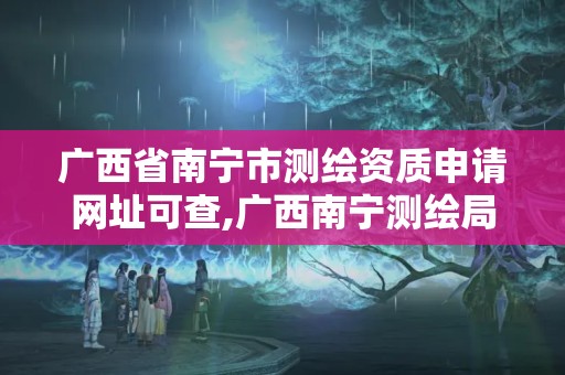 广西省南宁市测绘资质申请网址可查,广西南宁测绘局网址