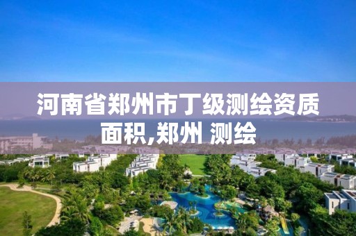 河南省郑州市丁级测绘资质面积,郑州 测绘