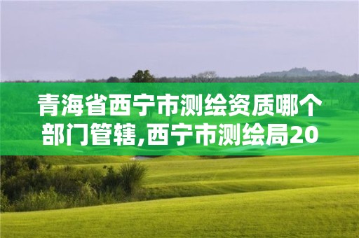 青海省西宁市测绘资质哪个部门管辖,西宁市测绘局2020招聘