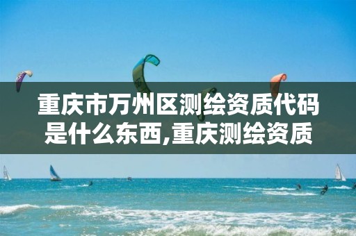 重庆市万州区测绘资质代码是什么东西,重庆测绘资质代办。