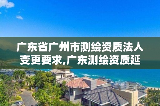 广东省广州市测绘资质法人变更要求,广东测绘资质延期文件