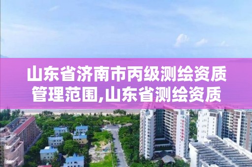 山东省济南市丙级测绘资质管理范围,山东省测绘资质专用章 丁级