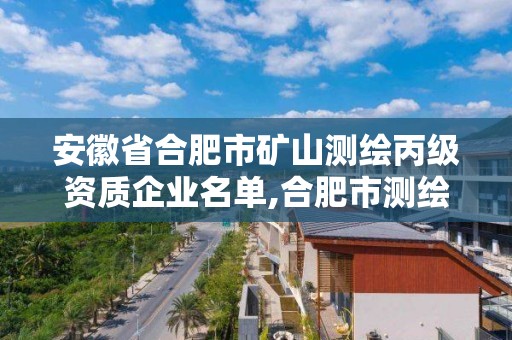 安徽省合肥市矿山测绘丙级资质企业名单,合肥市测绘设计。