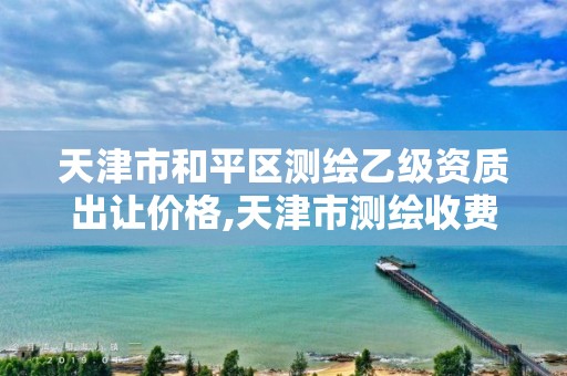 天津市和平区测绘乙级资质出让价格,天津市测绘收费标准