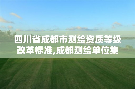 四川省成都市测绘资质等级改革标准,成都测绘单位集中在哪些地方