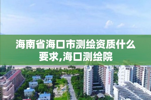 海南省海口市测绘资质什么要求,海口测绘院