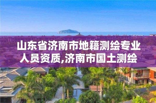 山东省济南市地籍测绘专业人员资质,济南市国土测绘院。