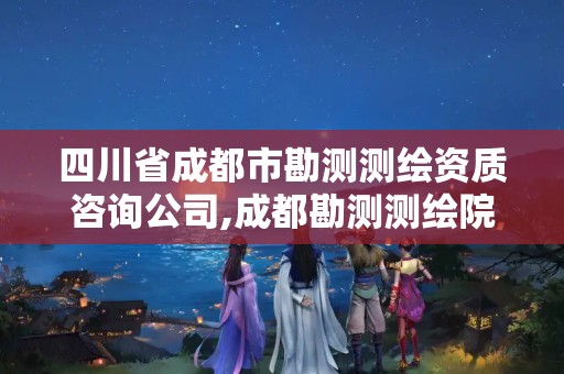 四川省成都市勘测测绘资质咨询公司,成都勘测测绘院