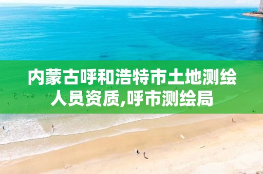 内蒙古呼和浩特市土地测绘人员资质,呼市测绘局