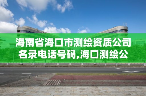 海南省海口市测绘资质公司名录电话号码,海口测绘公司排行榜