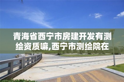 青海省西宁市房建开发有测绘资质嘛,西宁市测绘院在哪里