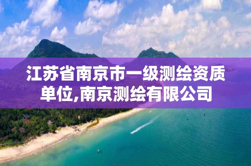 江苏省南京市一级测绘资质单位,南京测绘有限公司