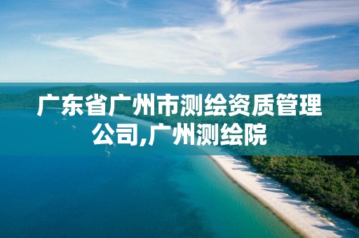 广东省广州市测绘资质管理公司,广州测绘院