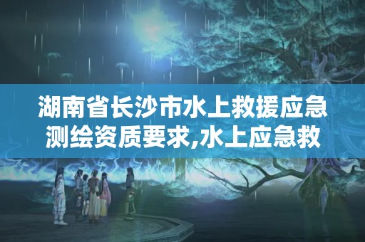 湖南省长沙市水上救援应急测绘资质要求,水上应急救援电话。