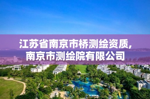 江苏省南京市桥测绘资质,南京市测绘院有限公司