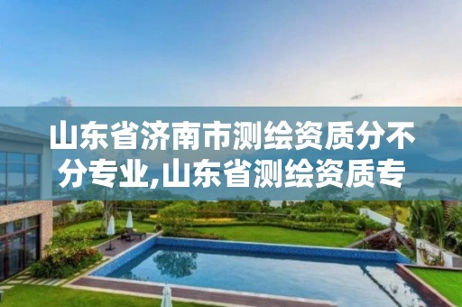 山东省济南市测绘资质分不分专业,山东省测绘资质专用章